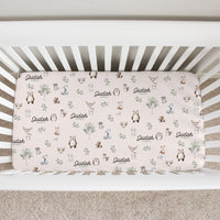 Personalized Crib Sheets – Soft Baby Crib Sheets With Vibrant Nursery Prints