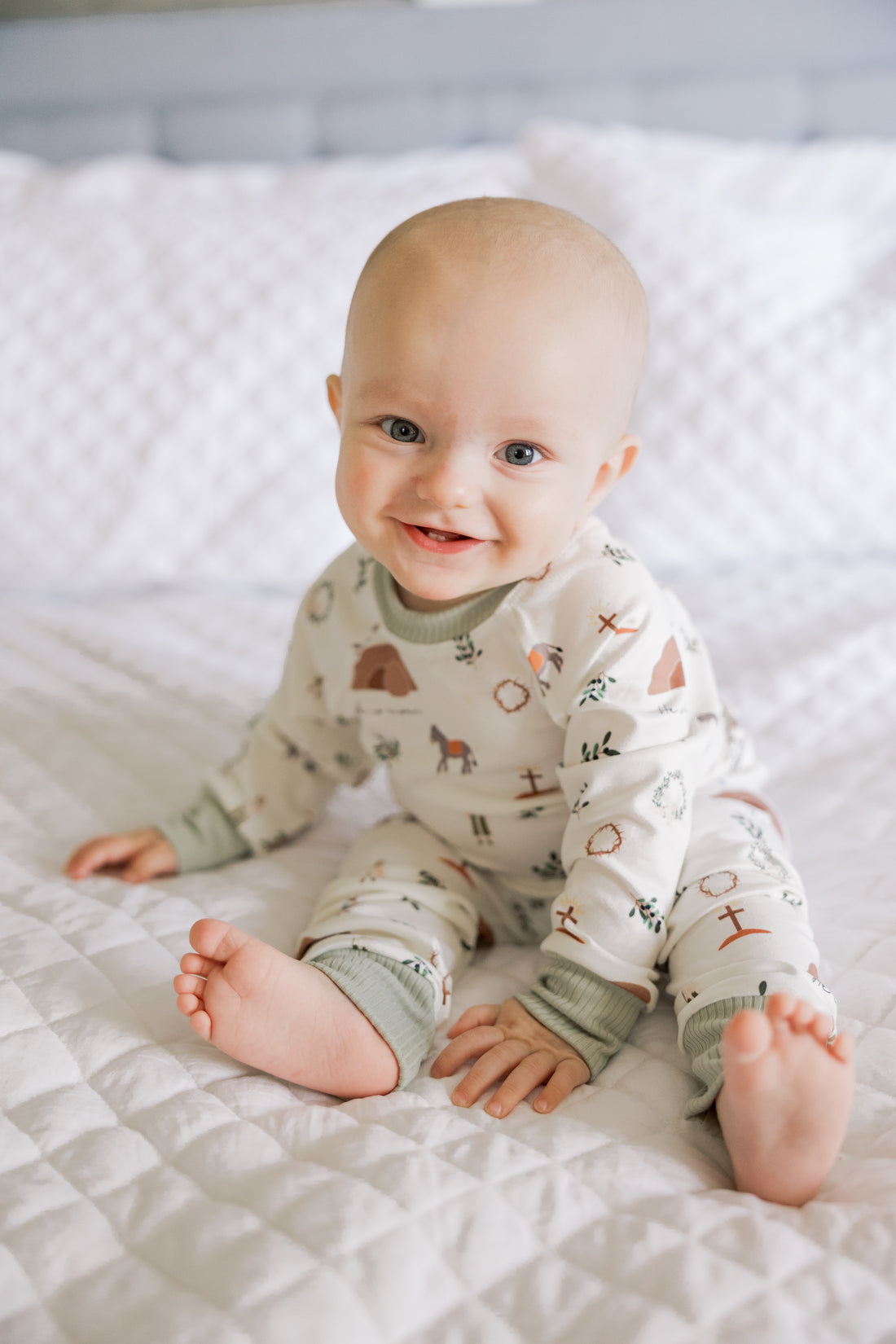 He is Risen Personalized Easter PJs