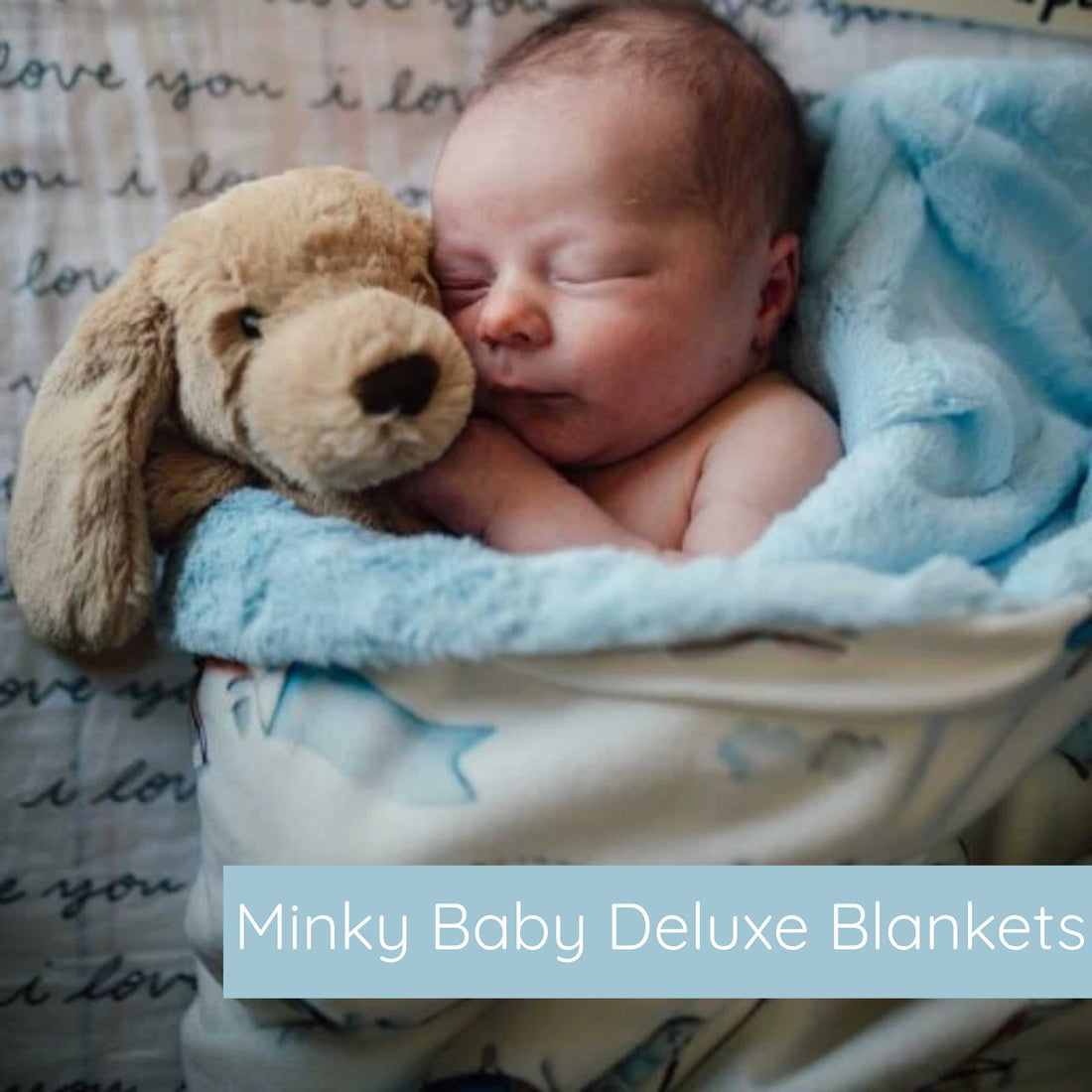 Personalized Minky Baby Blanket – Deluxe Infant Wrap With Plush Fur Backing