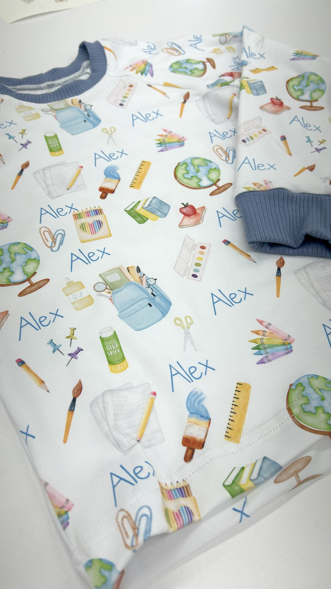 Back To School Pajamas - Personalized Kids Sleepwear For Boys & Girls, Soft Polyester