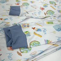 Back To School Pajamas - Personalized Kids Sleepwear For Boys & Girls, Soft Polyester
