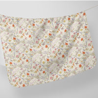 Personalized Baby Swaddle – Floral Baby Blanket | Bailey Floral Soft Breathable Fabric Wrap