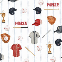 Baseball Pillowcases Personalized Minky Pillowcase For Kids