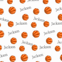Basketball Pillowcase - Personalized Kids Bedding with Soft Minky Fabric & Cozy Satin Trim
