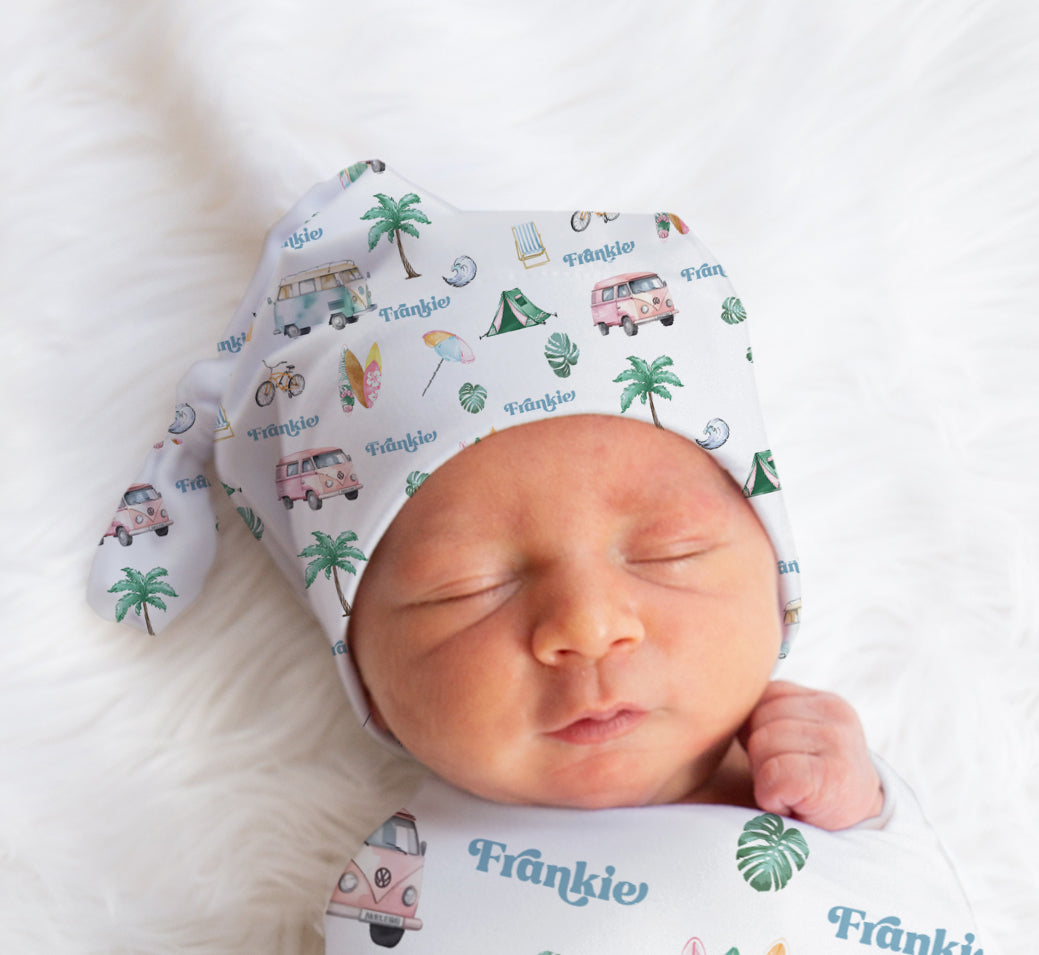 Beach Bum Hat or Headband (Boy and Girl Options)