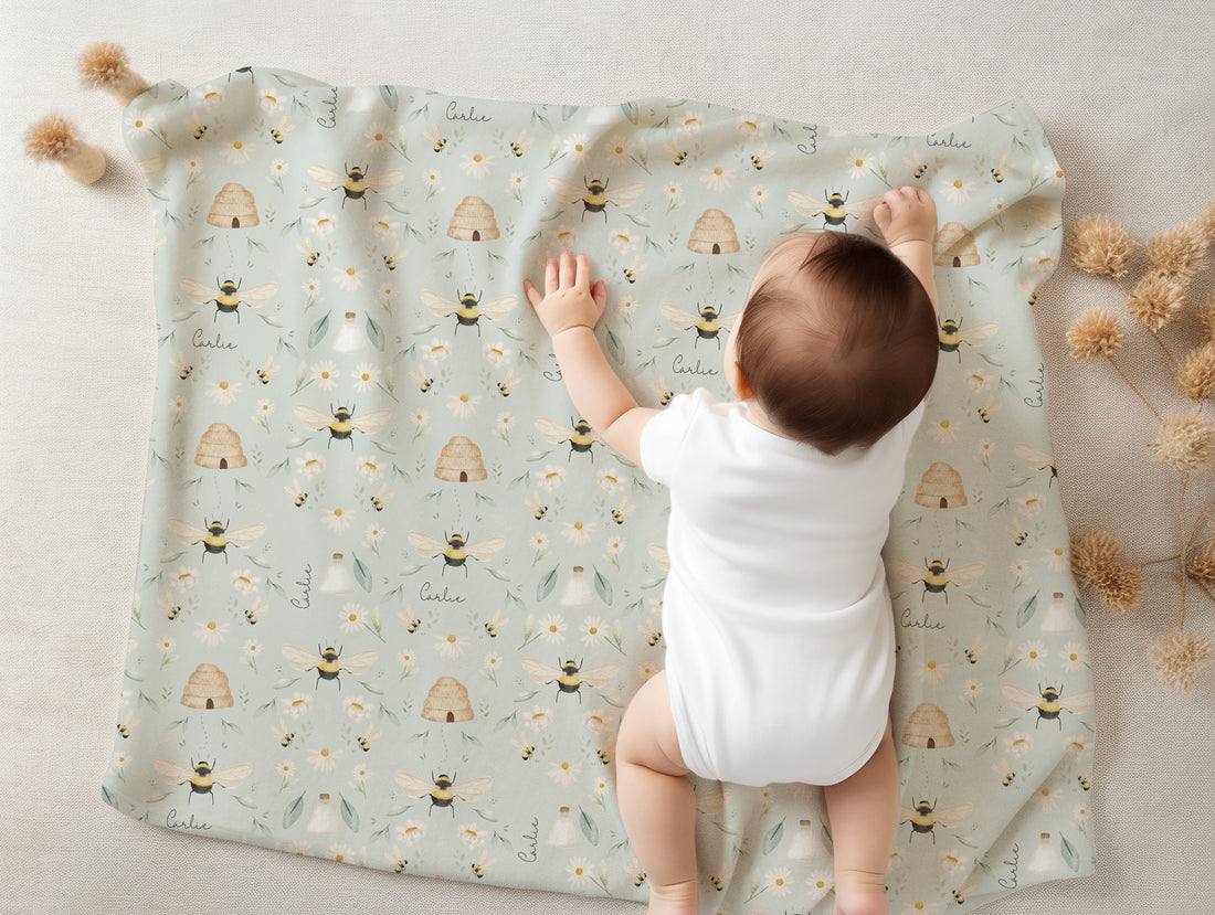 Bee's Knees Baby Deluxe Blanket