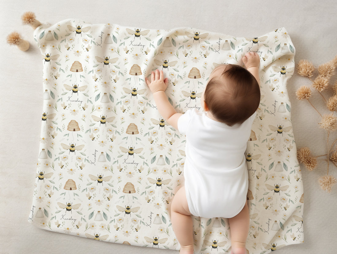 Bee's Knees Baby Deluxe Blanket