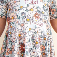 Boho Floral Biker Shorts (for Twirl Dress)