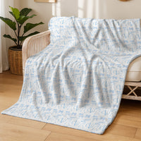 Minky Toddler Blanket – Personalized Double Sided Blanket With Cozy Plush Fabric