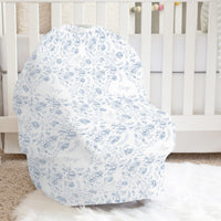 Baby Car Seat Cover - Personalized Infant Stretchy Fabric With UV Protection