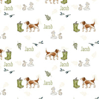 Baby Deluxe Minky Baby Blanket- Personalized Baby Gift with Fur Backing