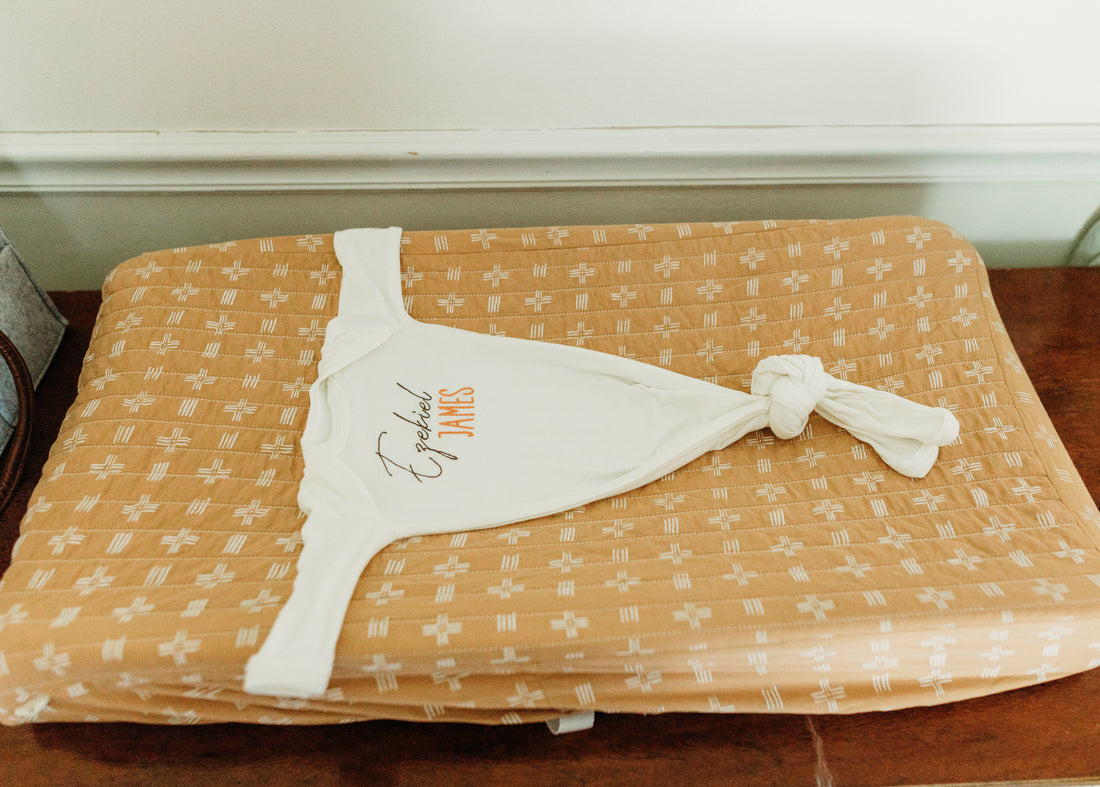 Zeke Knotted Baby Gown