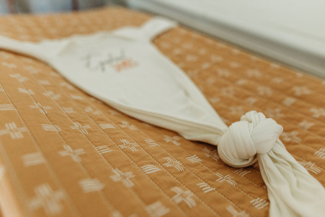 Zeke Knotted Baby Gown