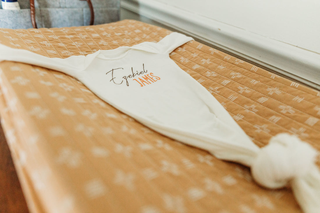 Zeke Knotted Baby Gown