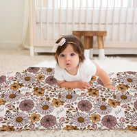 Courtney Floral Baby Deluxe Blanket