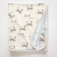 Newborn Gift Set – Personalized Baby Bundle with Gentle Gown, Soft Swaddle & Knotted Hat