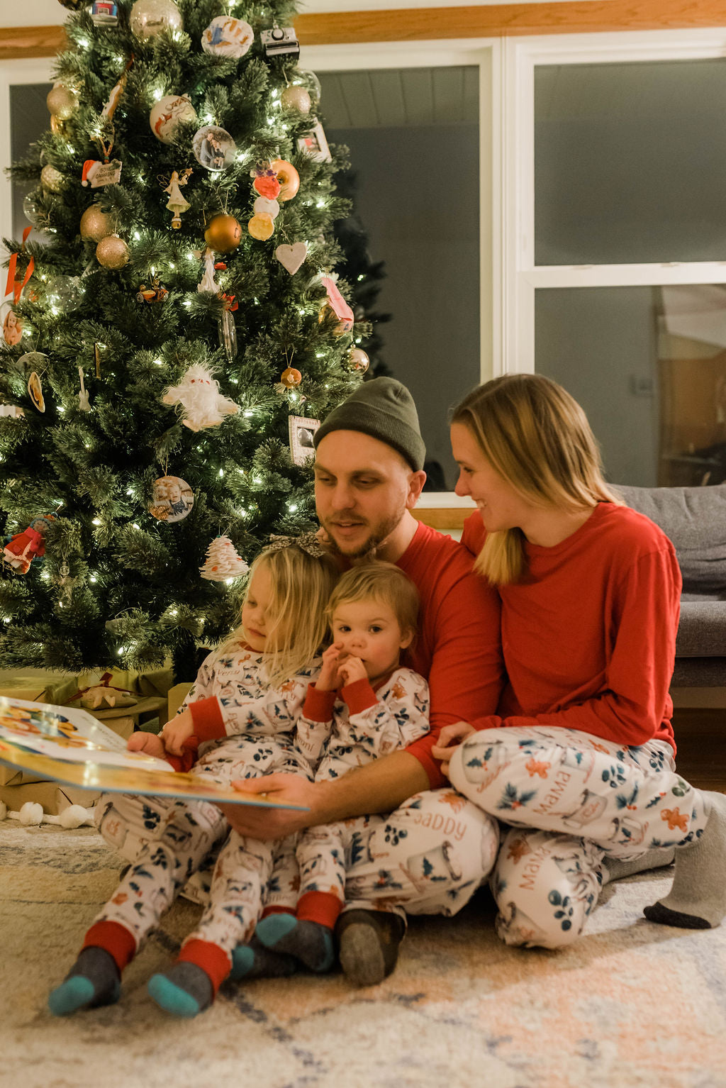 Adult Hot Cocoa Christmas Pajamas (Straight Leg)