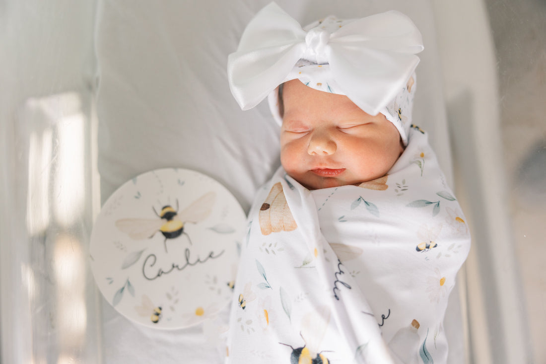 Bee's Knees Stretchy Swaddle