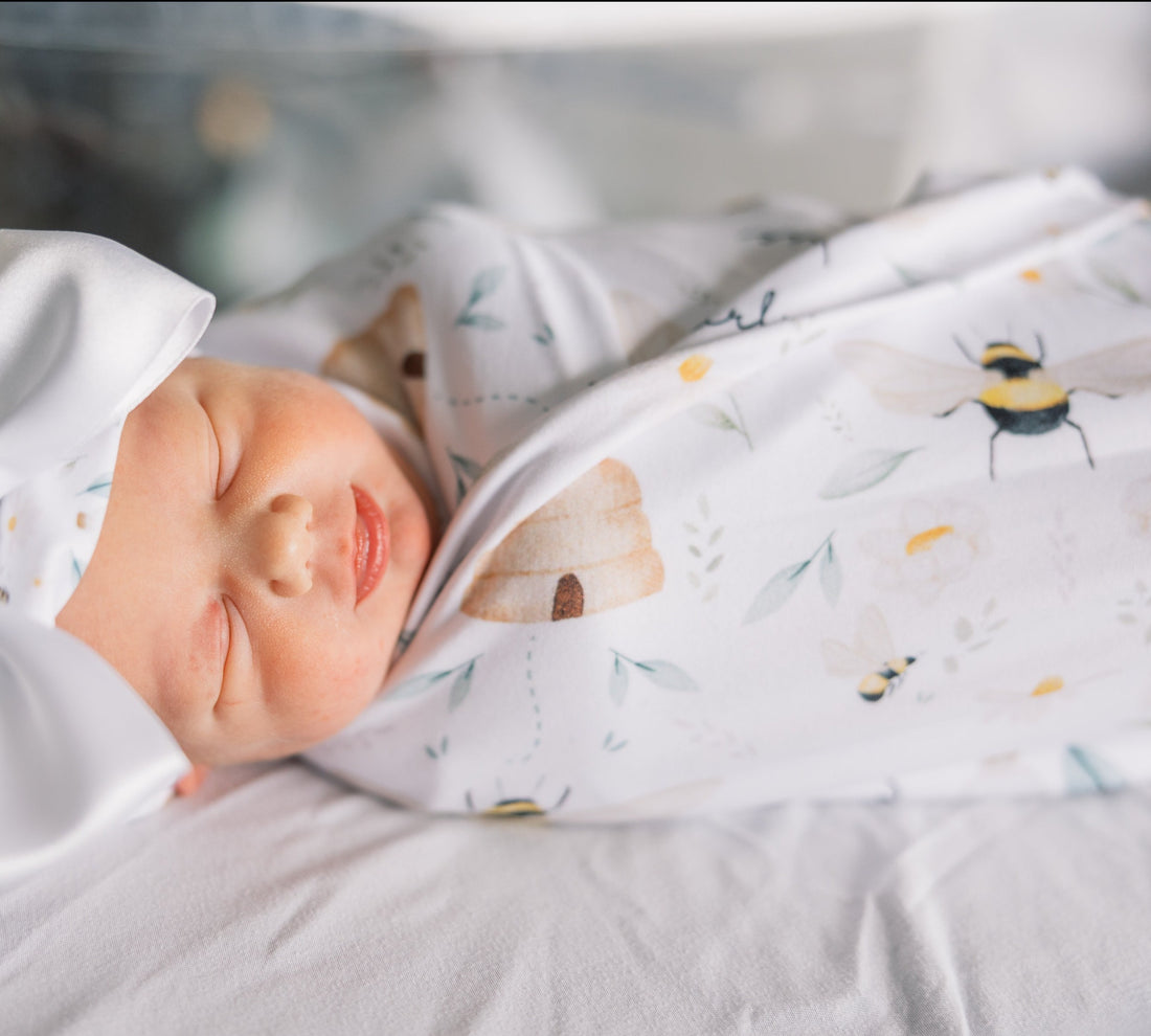Bee's Knees Stretchy Swaddle