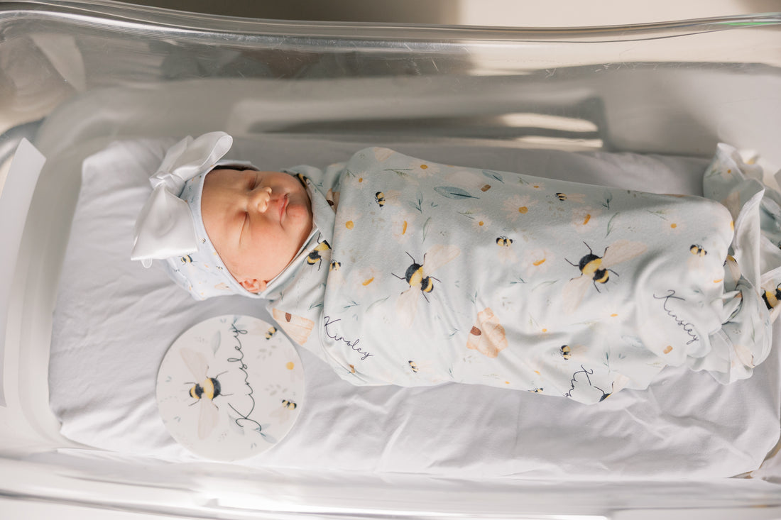Bee's Knees Stretchy Swaddle