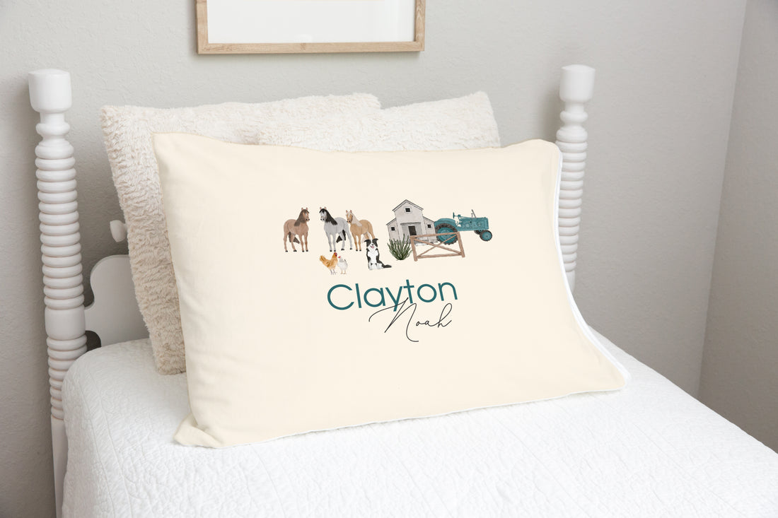 Personalized Kids Pillowcase – Soft Cozy Minky Pillowcase for Boys and Girls