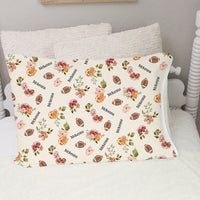 Personalized Football Pillowcase – Soft Minky Fabric, Custom Name, Kids Bedding