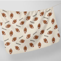 Football Stretchy Swaddle (Boy and Girl Options)
