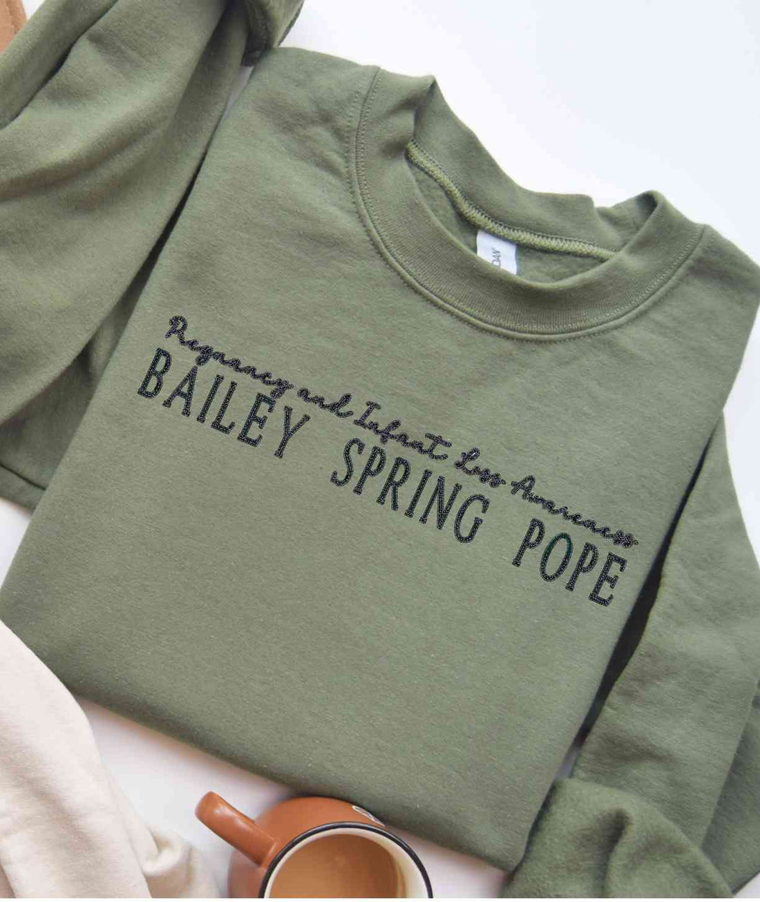 Infant Loss Sweatshirt – Embroidered Crewneck | Pregnancy Loss Shirt, Comfort for Grief