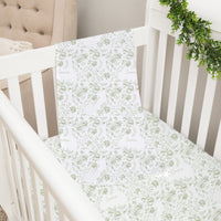 Baby Girl Blanket - Floral Toile Design Plush Keepsake Double-Sided Nursery Blanket