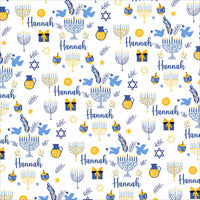 Matching Hanukkah Pajamas