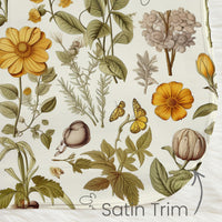 Harvest Floral Personalized Keepsake Baby Blanket Boho Fall Nursery Gift