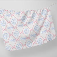 Baby Swaddle Blankets - Newborn Swaddle Set | Stretchy Baby Wrap Trio with Heirloom Bows