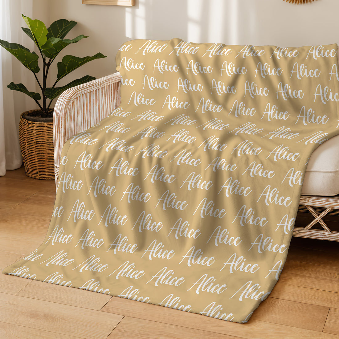 Minky Toddler Blanket – Personalized Double Sided Blanket With Cozy Plush Fabric