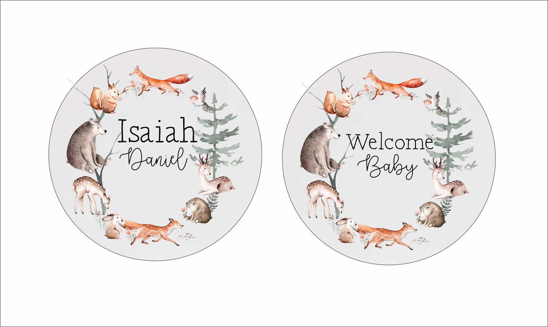 Woodland Baby Gift Set – James Forest Take Me Home Outfit with Swaddle, Gown & Hat