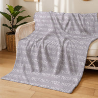 Minky Toddler Blanket – Personalized Double Sided Blanket With Cozy Plush Fabric