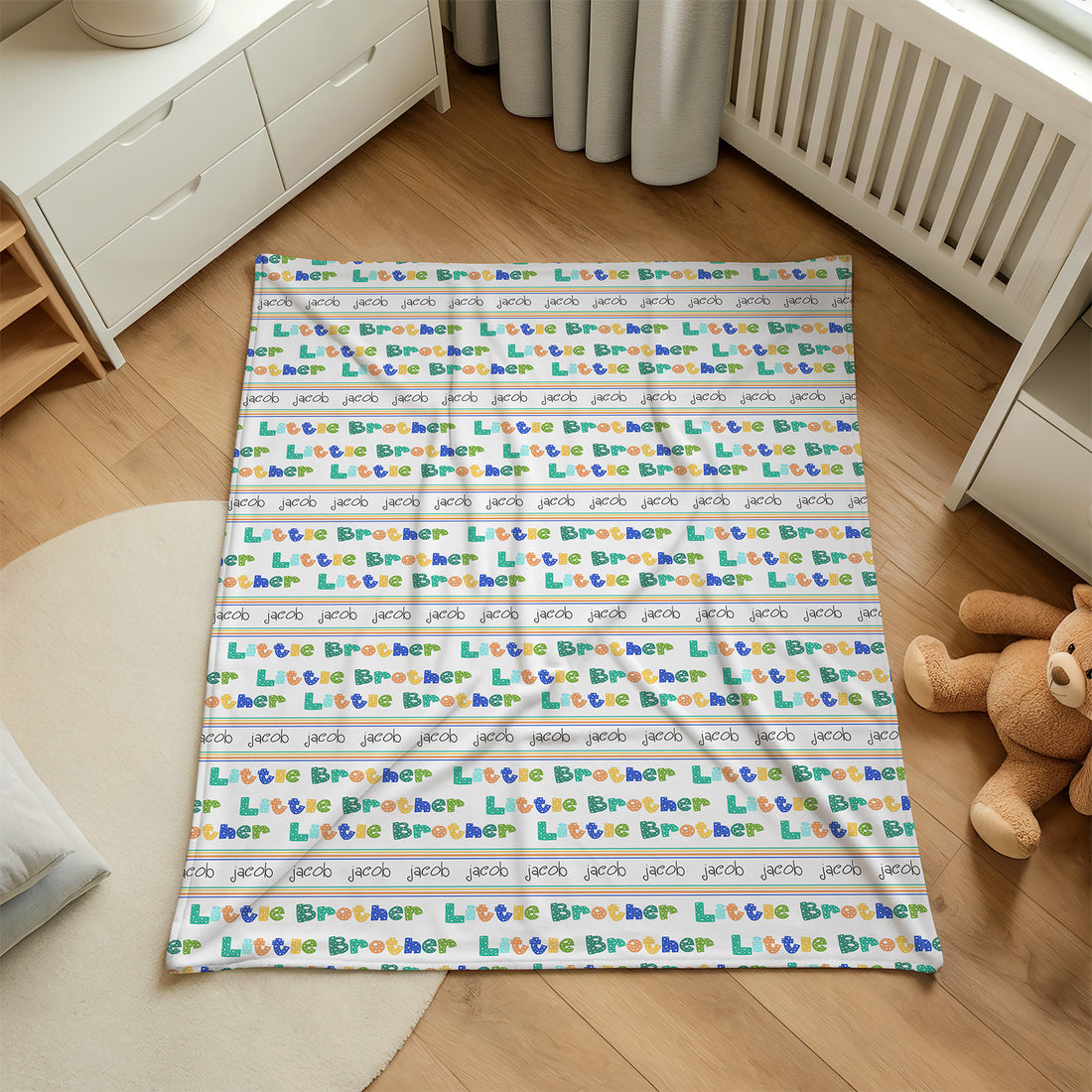 Minky Toddler Blankets – Personalized Toddler Blanket with Plush Minky Fabric, Cozy Nap Blanket