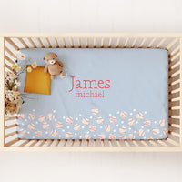 Personalized Crib Sheets – Soft Baby Crib Sheets With Vibrant Nursery Prints