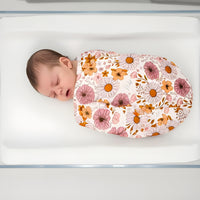 Courtney Floral Stretchy Swaddle