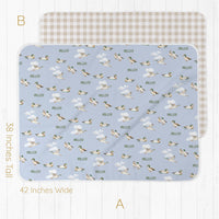 Personalized Baby Swaddle - Mallard Duck Blanket | Soft Knit, Cozy Wrap