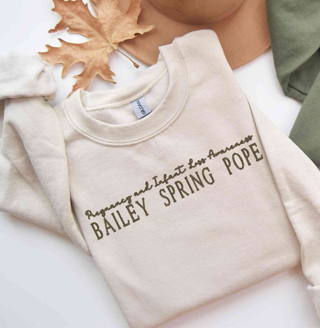 Infant Loss Sweatshirt – Embroidered Crewneck | Pregnancy Loss Shirt, Comfort for Grief