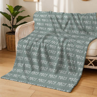 Minky Toddler Blanket – Personalized Double Sided Blanket With Cozy Plush Fabric