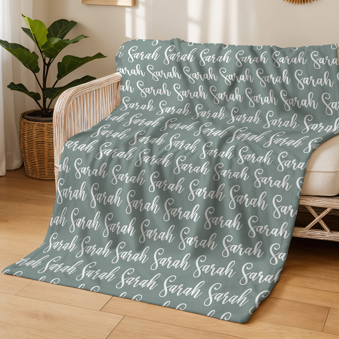 Minky Toddler Blanket – Personalized Double Sided Blanket With Cozy Plush Fabric