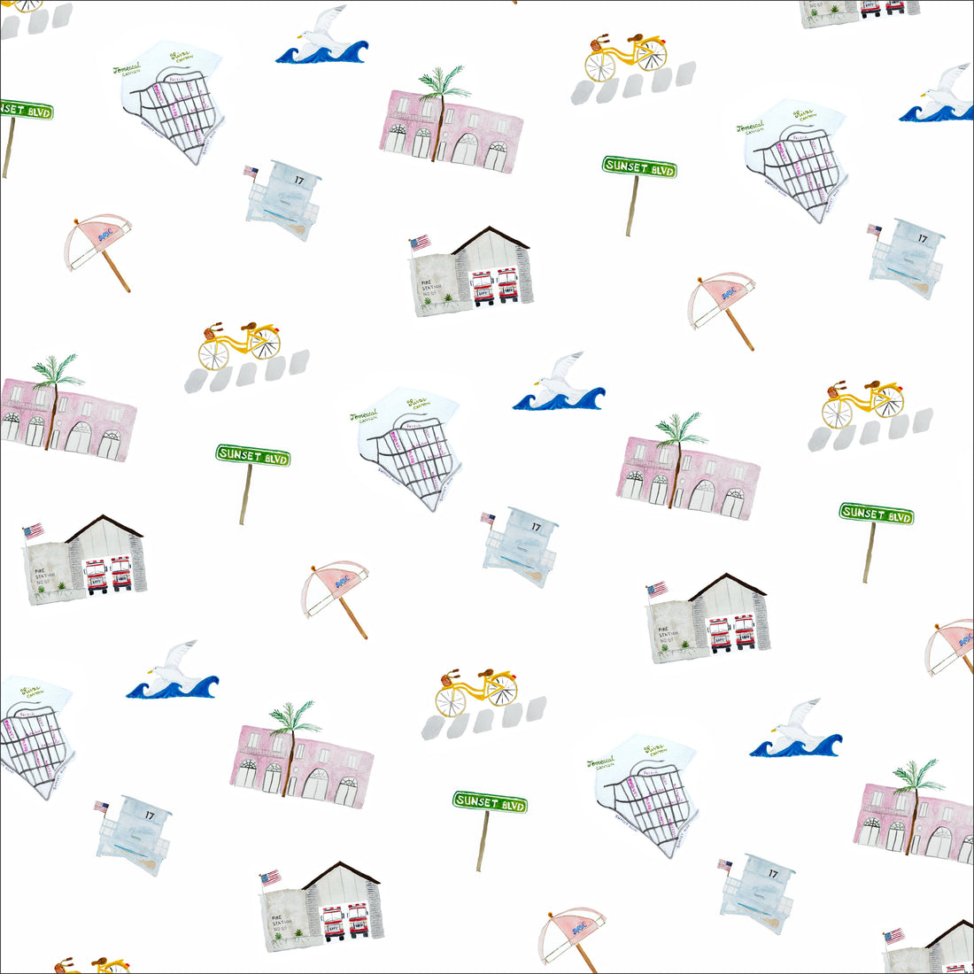 Alphabet Lux Pacific Palisades Pajamas