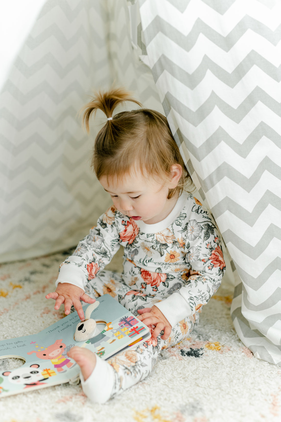 Emily Pajamas  - Short or Long Sleeve (3 months to kids 14)