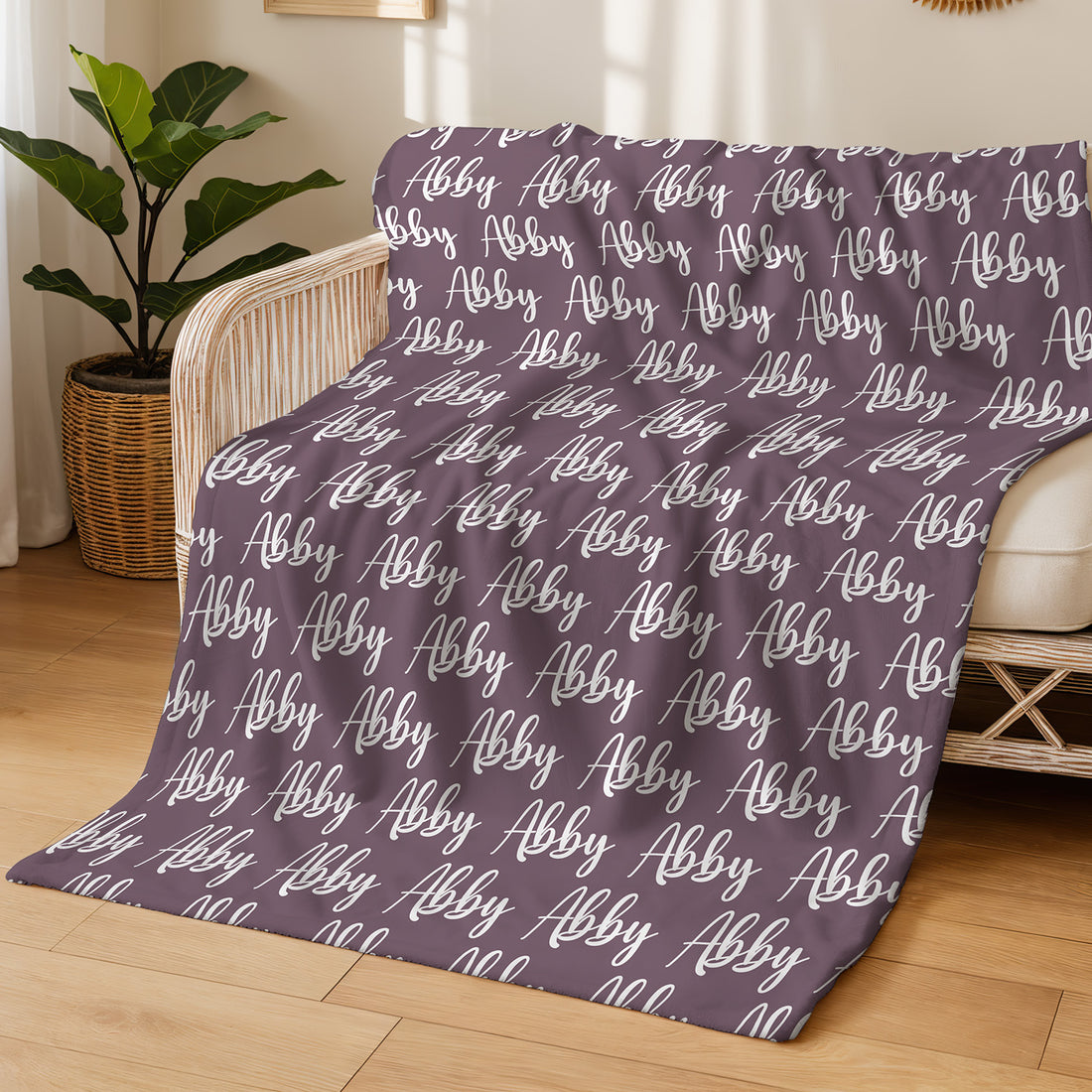 Minky Toddler Blanket – Personalized Double Sided Blanket With Cozy Plush Fabric