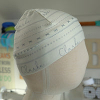 Gray Mudcloth Hat or Headband