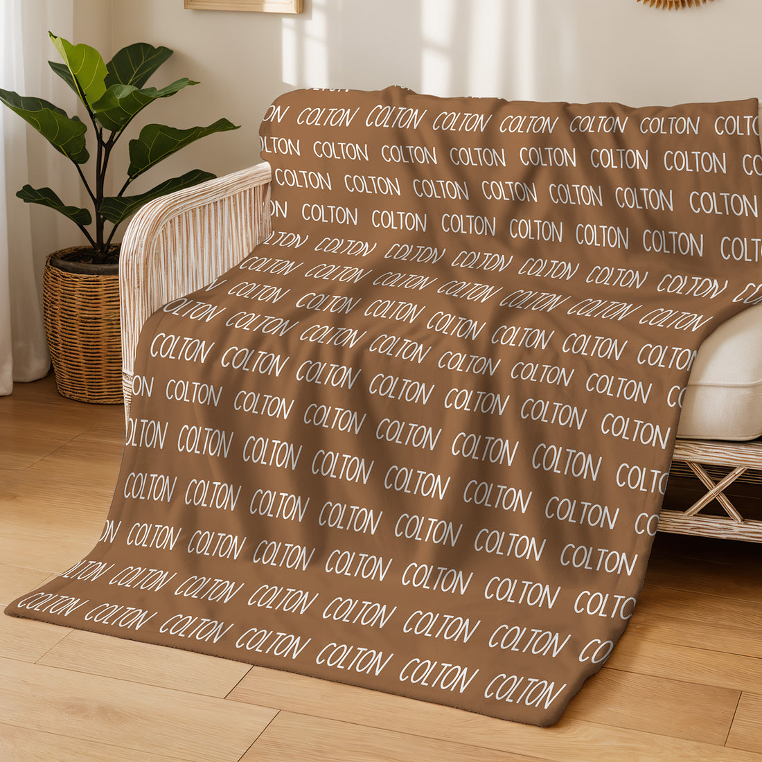 Minky Toddler Blanket – Personalized Double Sided Blanket With Cozy Plush Fabric