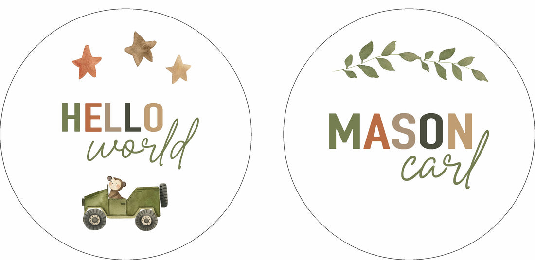 Personalized Baby Blankets | Sergeant Safari Take Me Home Set - Soft, Cozy Essentials