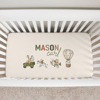 Personalized Crib Sheets – Soft Baby Crib Sheets With Vibrant Nursery Prints
