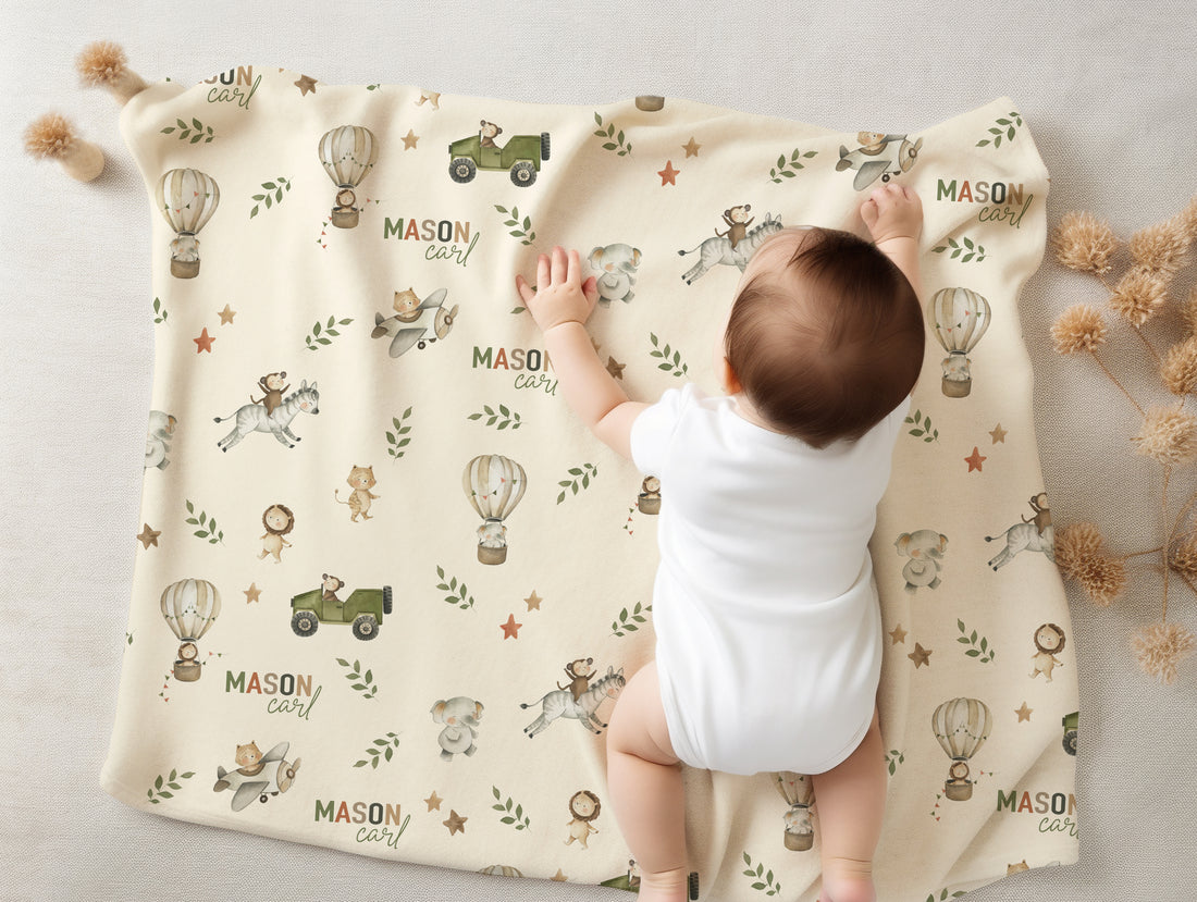 Sergeant Safari Baby Deluxe Blanket